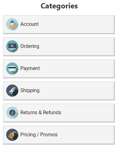 KB Categories Preset 2